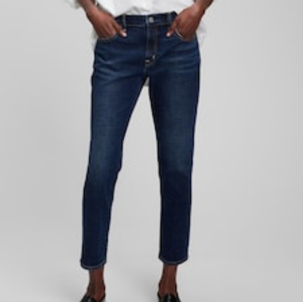 Gap 1969 Dark Indigo Wash 5 Pocket Girlfriend Jeans 24